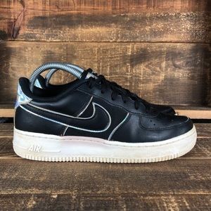 Nike Air Force 1 Low Y2K Black Sneakers Size 7.5